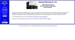 Desktop Screenshot of gammaresearch.net